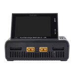 ToolkitRC M8D Touch Screen Dual canale 1600W 50A caricatore da 3.5 pollici Flip Screen caricatore ad alta velocità per batteria Lipo LiHV RC